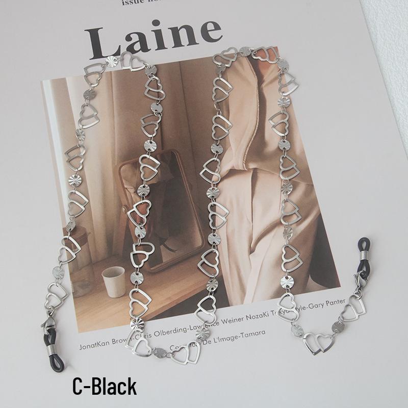 Stainless Steel Fashion Lanyard: Anti-slip Sunglasses Chain for Men and Women