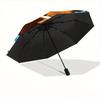 Ice Age 2 Movie Poster Durable Cartoon Folding Umbrella, Portable 3-Fold Compact Umbrella for Men and Women, Suitable for Travel or Daily Us