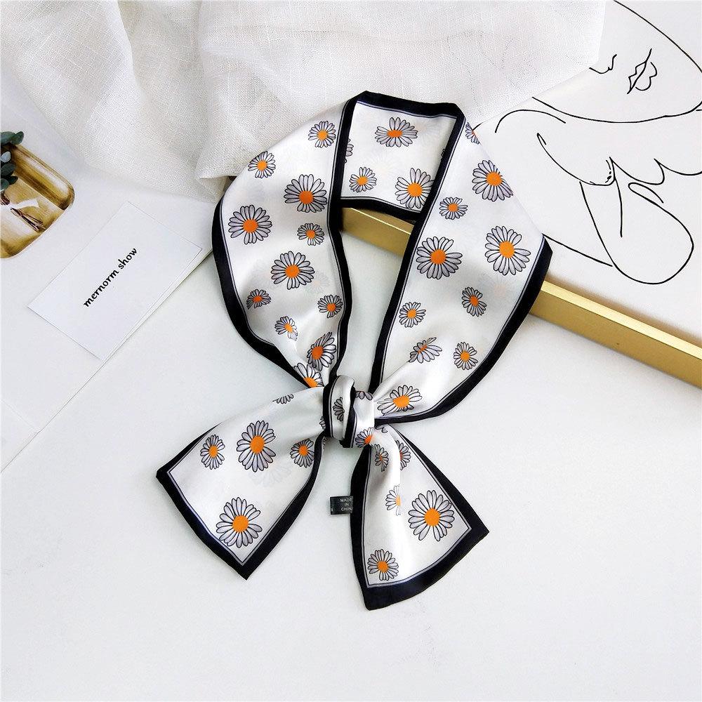 Pingjiao новый стиль весна и осень профессиональное украшение универсальный маленький шелковый шарф женский шарф узкий длинный ремень для волос галстук сумка пояс