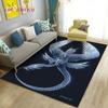 3D Cartoon Dragon Area Rug Large,Carpet Rug for Living Room Bedroom Sofa Doormat Kitchen Decoration,kid Play Non-slip Floor Mat