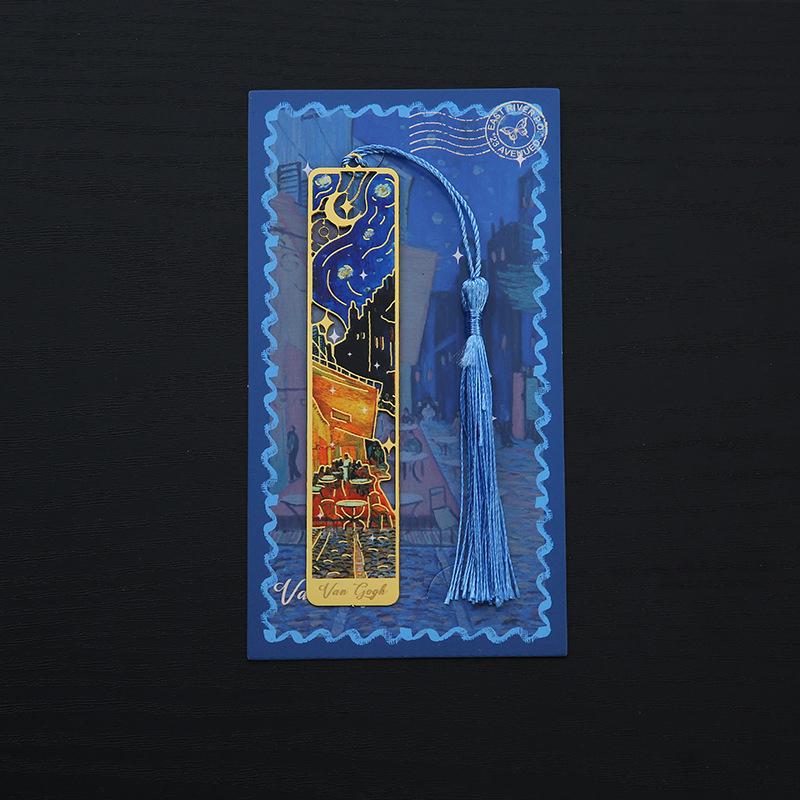 1 шт., металлическая закладка в стиле ретро с цветочным рисунком, полая бронзовая закладка с кисточкой, канцелярские принадлежности, подарки для книжного клуба, читателя