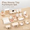 Деревянные игрушки для ролевых игр, детская мини-мебель для комнаты, образовательная модель сцены для раннего детства, праздничный подарок