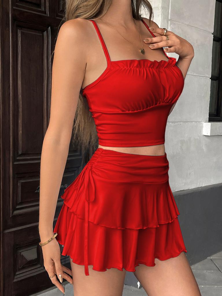 Elegant Commuter Skirt for Women, High-Quality A-Line Midi Skirt, High Waist Slimming Casual Skirt, European & American Style