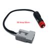 50A 50cm 12V Car Power Adapter Plug to Cigarette Lighter Connector  Easy Install for RV Boat Auto Electrical Supplies