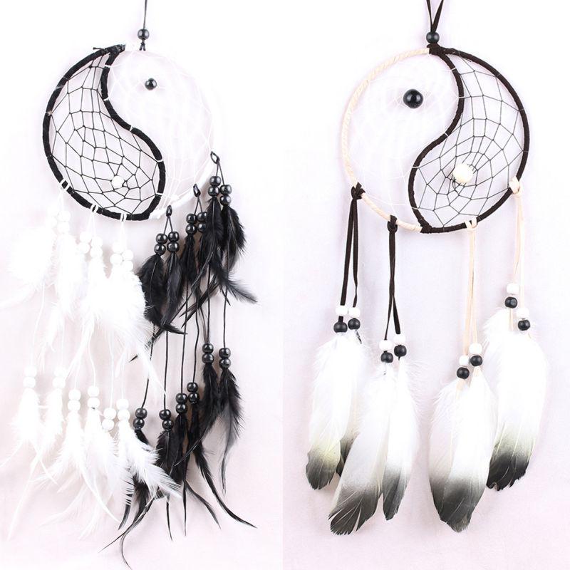 Traditional Dream Catcher Yin Yang Shape Long Home Decoration