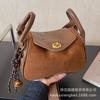 Suede Bag Women's Autumn and Winter 2025 New Casual Messenger Bag Matte Retro Premium Portable Pillow Bag