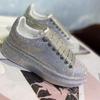 Autumn Women Platform Shoes Crystal Colo Silver Shoes for Women Shining Crystal Sneakers Trend Casual Luxury Rhinestone Shoes