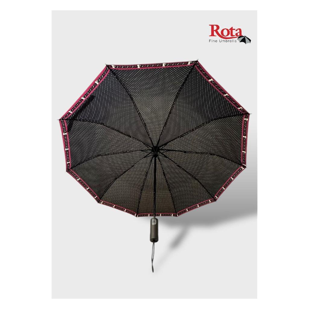 10 Strands Extra Durable Fiber Wire Automatic Opening/closing Umbrella 3060m Plain Black