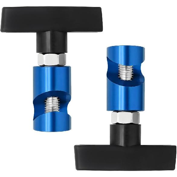 2PCS Lift Support Clamp, Car Hood Strut Fixing Clamp Hood Lift Rod Prop Tool Up to 3/8" Dia, Anti-Pinch Automotive Shock Prop Strut Stopper Retainer