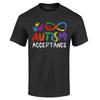 Autism Acceptance Infinity Symbol T-shirt Autism Shirts