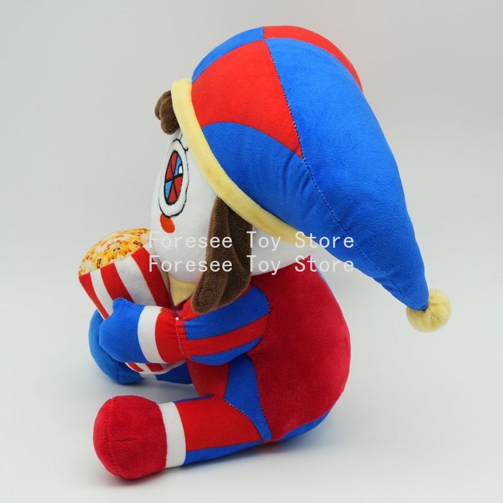 The Amazing Digital Circus Anime Surrounding Popcorn Pomni Plush Toy Kawaii Decorative Display Ornament Best Gifts for Childrens