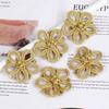 Golden Chinese Knot Buttons Handmade Tang Suit Buttons Cheongsam Buttons  Cheongsam Making