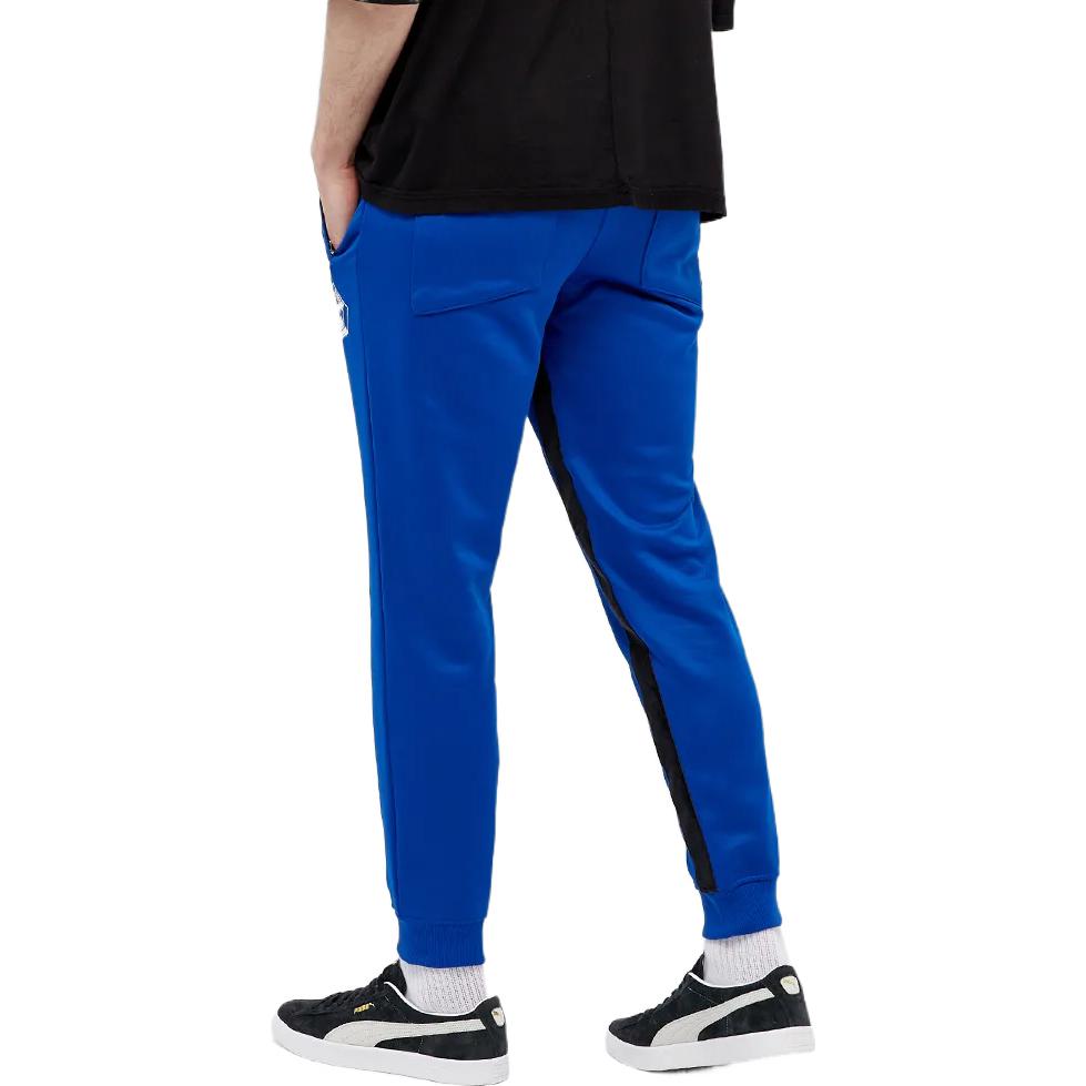 Puma Трикотажные штаны унисекс синие с умеренной манжетой 532577-02