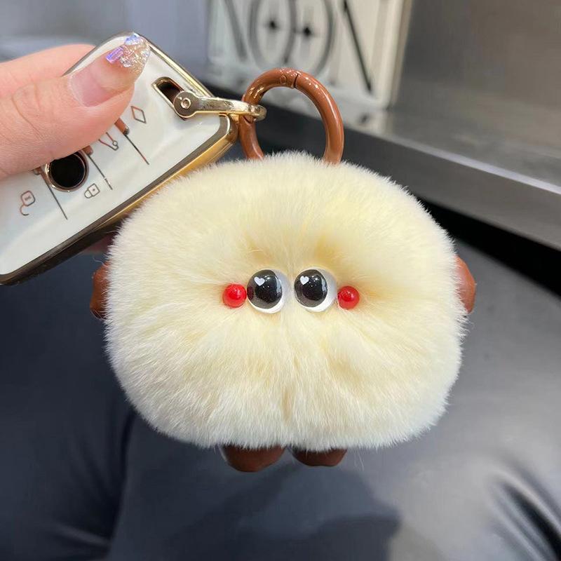Cute Kawaii Trendy Plush Doll Pendant For Women Girls Car Keychain Creative Backpack Decoration Accessories Gifts