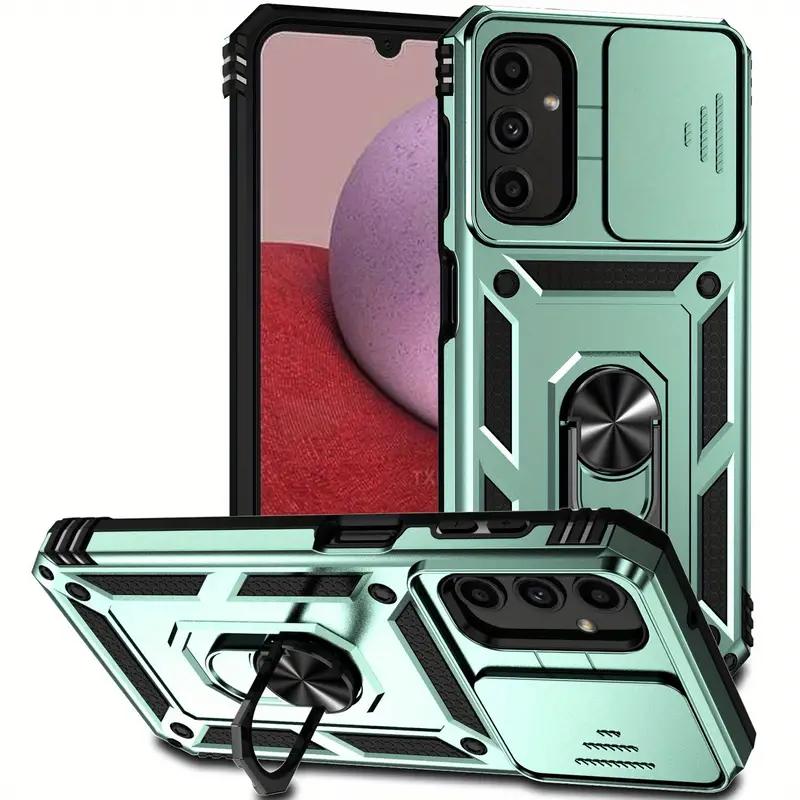 Защитный чехол 3 в 1 для телефона Samsung Galaxy A14 A13 A34 A54 A25 A24 5G A04S Броня военного класса Противоударный чехол для телефона с кольцом Магнитная подставка