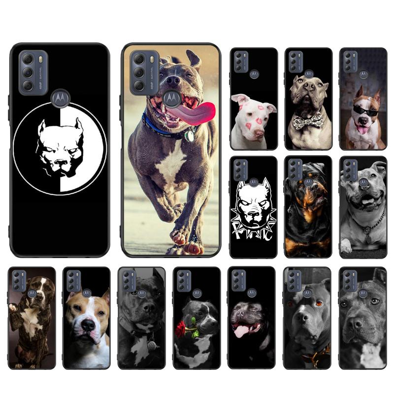 Чехол для телефона Pit Bull с милой собакой Pitbull для Motorola Moto G22 G60 G52 G9 G7 Plus G8 Power G100 G Stylus G30 G10 GPure