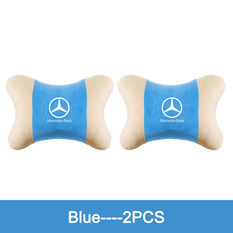 SFX1 Car Neck Pillow Snap-in Installation Headrest Comfortable Head Cushion For Mercedes Benz A C E S Class CLA GLC GLB GLE GLS W213