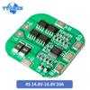 4S 20A Li-ion Lithium Battery Protection Board 18650 Li-ion BMS PCM Charging Module 14.8V 16.8V