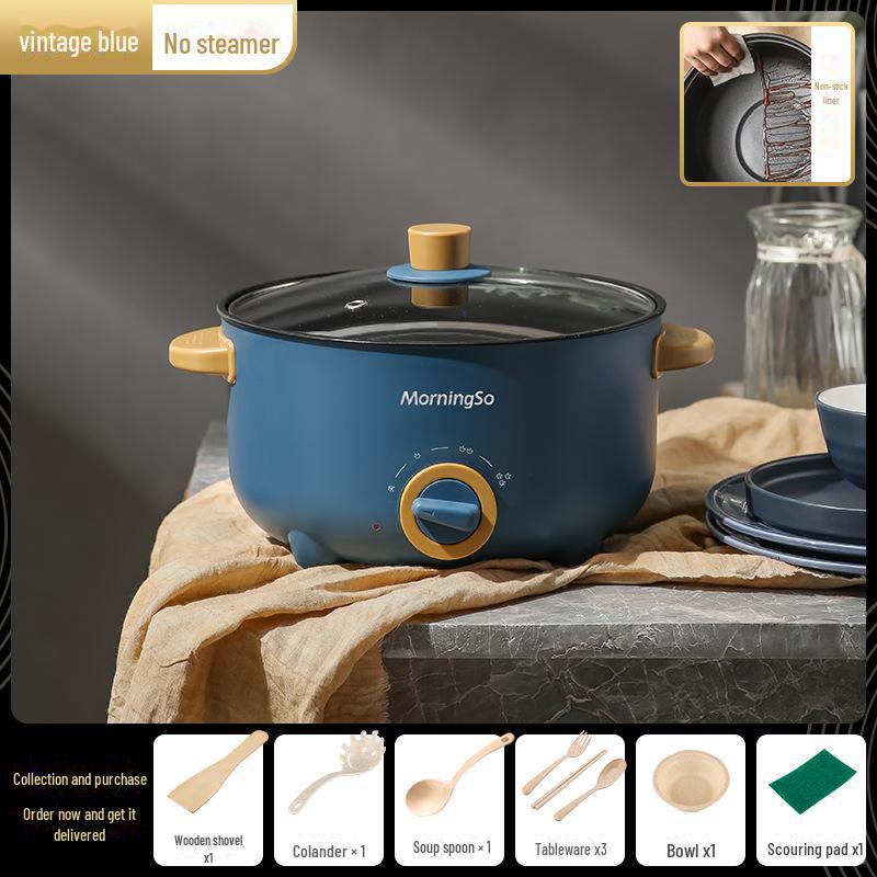 Multifunctional Mini Electric Hot Pot for One-Person Cooking