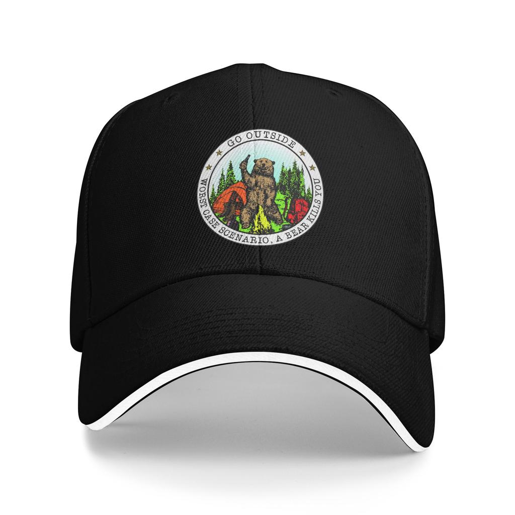 Personalized Mountain Camping Adventure Camper Baseball Cap Hip Hop Unisex WoUnisexs Adjustable Dad Hat Autumn Snapback Caps
