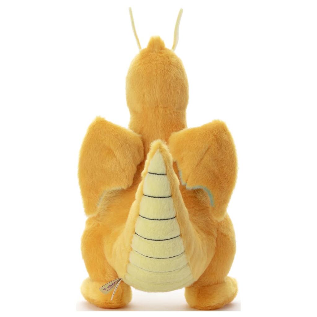 Takara Tomy Arts Pokemon I Choose You Plush Dragonite, approximately 27cm tall