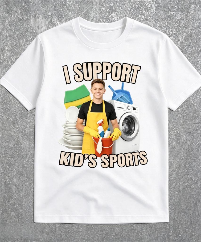 Summer Boys Girls I Support Kids SportsT Shirt Kids Baby Youth Unisex Unisex Tee Top Humor Novelty Streetwear Casual Trend Oversize