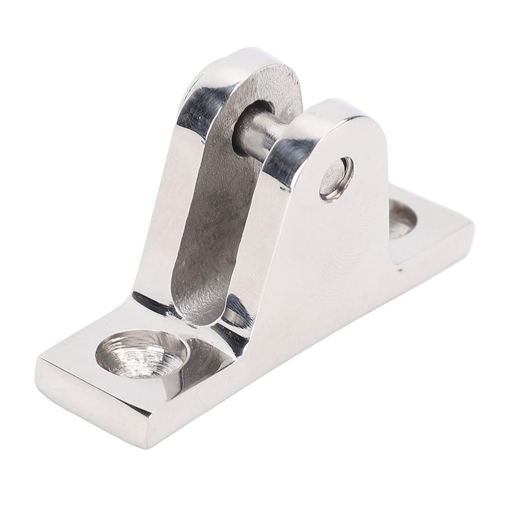 2 Pcs Bimini Top Deck Hinge Fitting 56mm 316 Stainless Steel 90 Deg Deck Hinge Bracket for RV Yacht Boat
