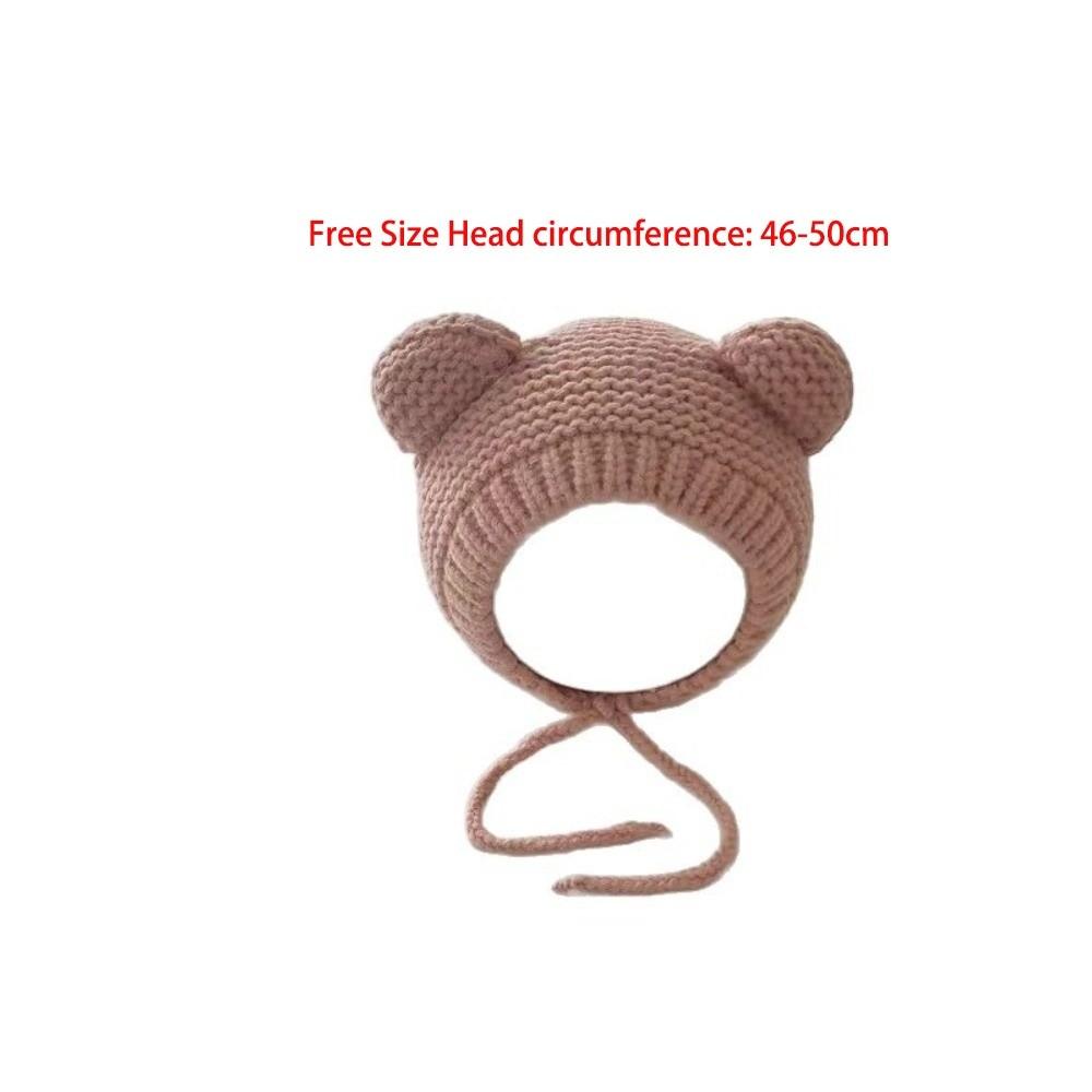 Windproof Pullover Cap Warm Ear Protection Hat New Beanie Hat  for 1-2Y
