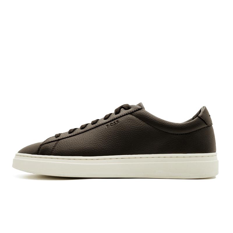 Boss Sports Boss Кроссовки из зернистой кожи на резиновой подошве (50548716202) Кроссовки Hugo Boss