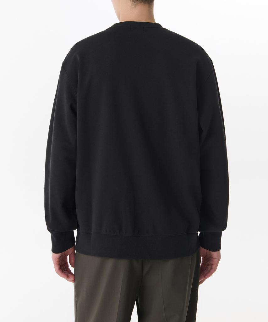 MUSINSA STANDARD [Cooltandard] Regular Sweatshirt [Black]