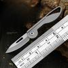 Titanium Alloy Knife Mini Folding Knife Portable Edc Key Chain Portable Knife Pendant Letter Express Knife Folding Knife.