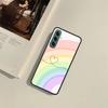Rainbow Gradient Love Phone Case for Samsung A54 A14 A24 A34 A17 A37 A57 A55 A35 A25 A15 A07 A05S A04S A12 A22 A32 A52S A72 Gala