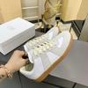 2024 новые зимние корейские ретро немецкие тренировочные белые туфли дышащая обувь универсальная спортивная повседневная обувь на плоской подошве женская обувь для скейтбординга