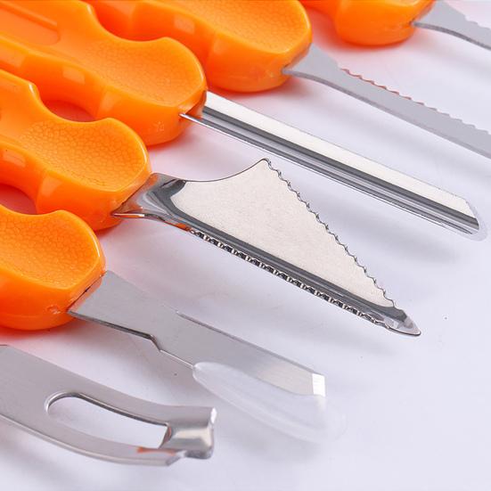 10 шт./набор инструментов для резьбы по тыкве, настенный набор для тыквы, вечеринка с фонариком Джека О, эргономичный из нержавеющей стали