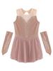 Girls Teens Pcs Ballet 2 Athletic Rhythmic Gymnastics Lyrical Dance Performance Costume Kids Figure Skating Jazz Dance Outfit