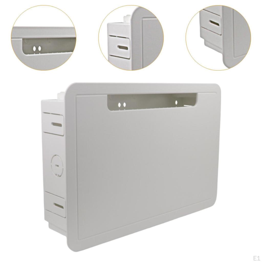 9 Inch TV Media Boxes for Device Storage Distribution Recessed Case Wall Plate