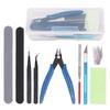 Set of 9 Craft Tools for Aspiring Auto Model Builder, DIY Repair Toolbox Kit