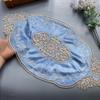 1Pcs for Dining Table Flower Embroidery Craft Placemat European Style Lace Insulation Plate Mat Anti-scald Coaster Table Pads