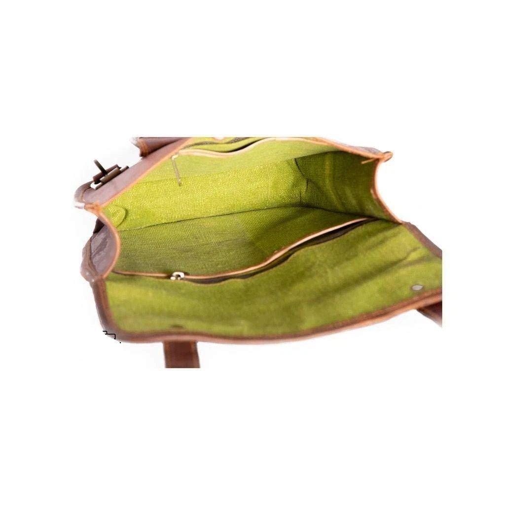 2 Side All Motorcycle Pouch Brown Leather Bags Pouch Saddlebags Panniers Saddle