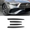 Для A-Class W177 A200 A35 AMG 2023 2024 Передний сплиттер бампера Решетка противотуманной фары Спойлер Защитная накладка Воздухозаборник Ветровой нож