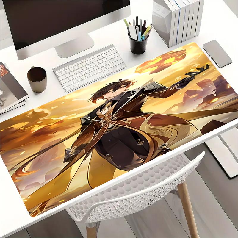 Genshin Impact characters3 Mouse Pad - Non-Slip Rubber Base, Smooth Surface for Work,Gaming,Office,And Home Use, Desk Mouse Pad