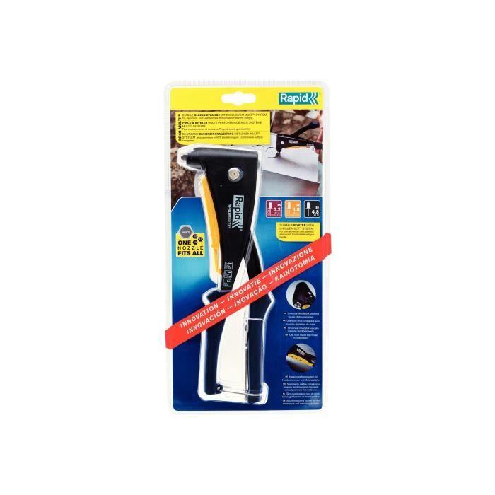 Заклепочник - Rapid - RP40 - Мультидиаметры - Алюминий и нержавеющая сталь - Система калибра