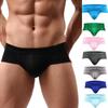 Mens Double Thong Cotton Boxers Briefs Shorts Soft Bodybuilding Pouch Underpants