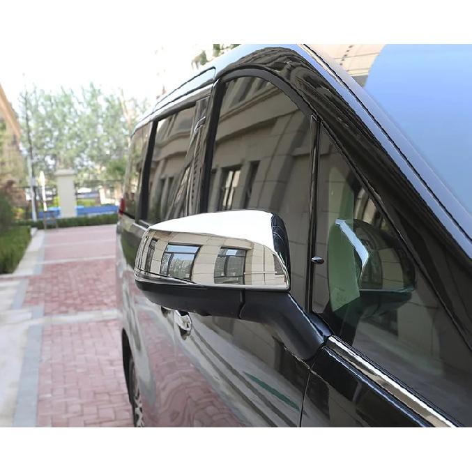 For 2015- Toyota Alphard Vellfire AH30 Car Accessories ABS Door Side Mirror Cover Trim Rear View Cap Overlay Molding Garnish