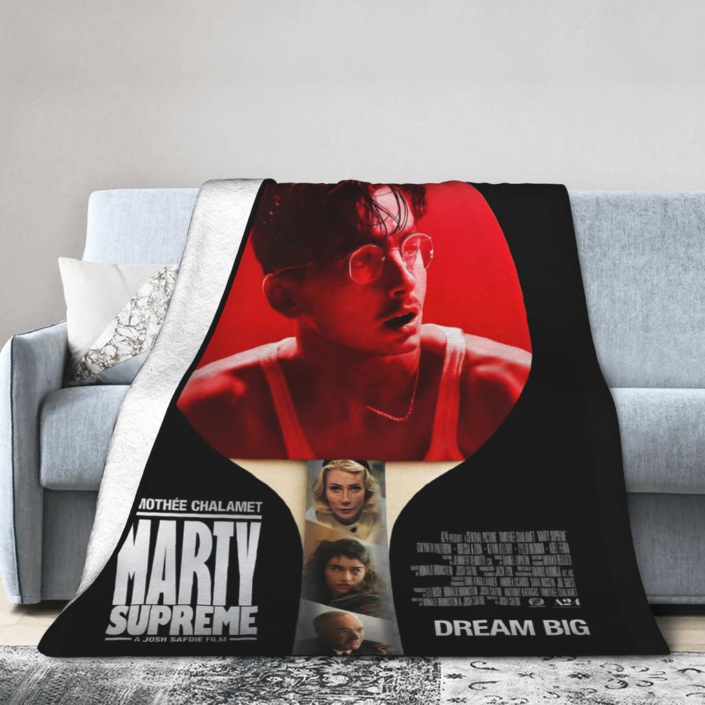 Марти Supreme Пинг-понг Фильм Плед Бархатное Украшение Многофункциональный Теплый Плед для Дивана Автомобиля Постельное Белье Пледы