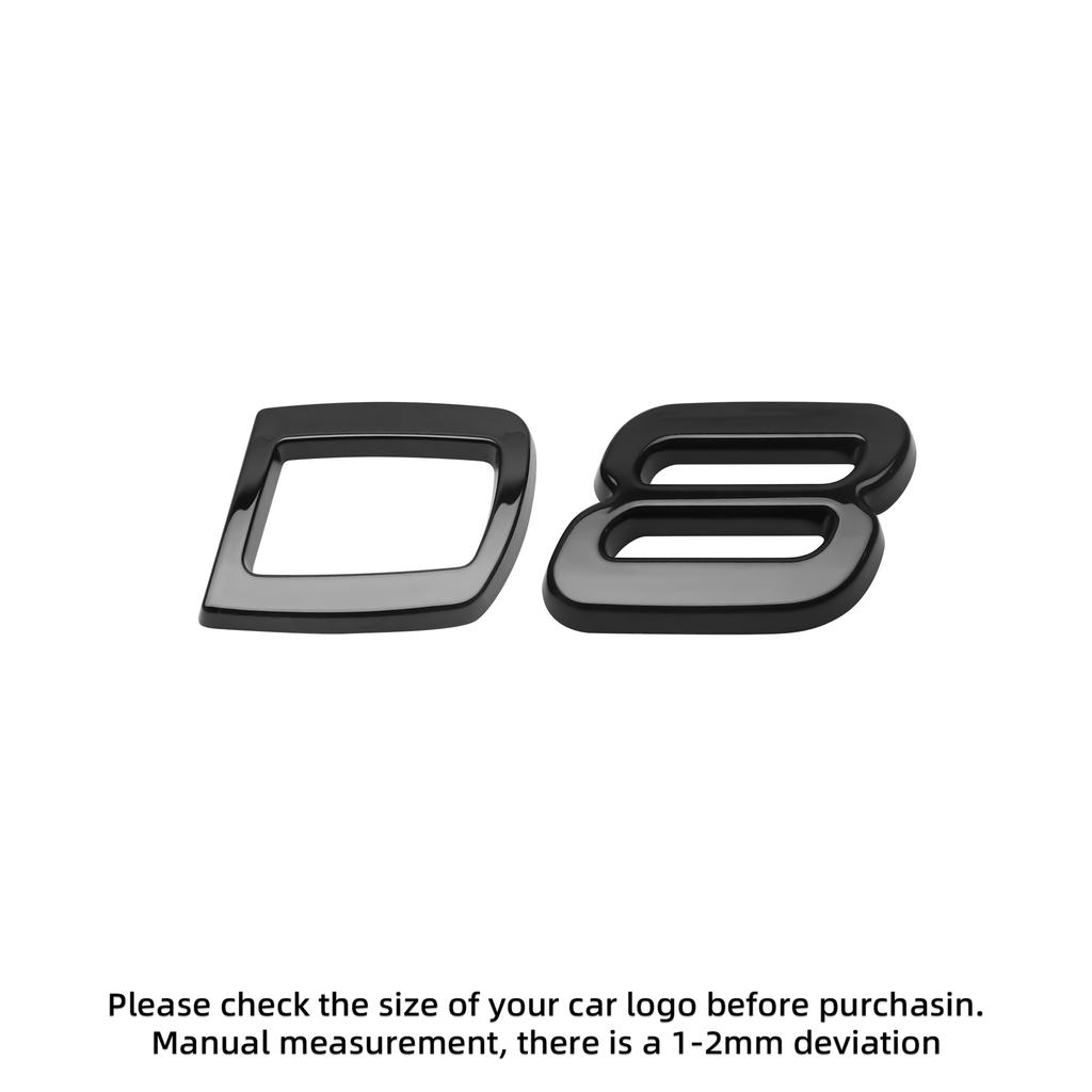 3D ABS Letters Decals for For Volvo D2 D3 D4 D5 D6 D7 D8  Car Rear Trunk Tailgate Side Fender Badge Emblem Sticker Decoration
