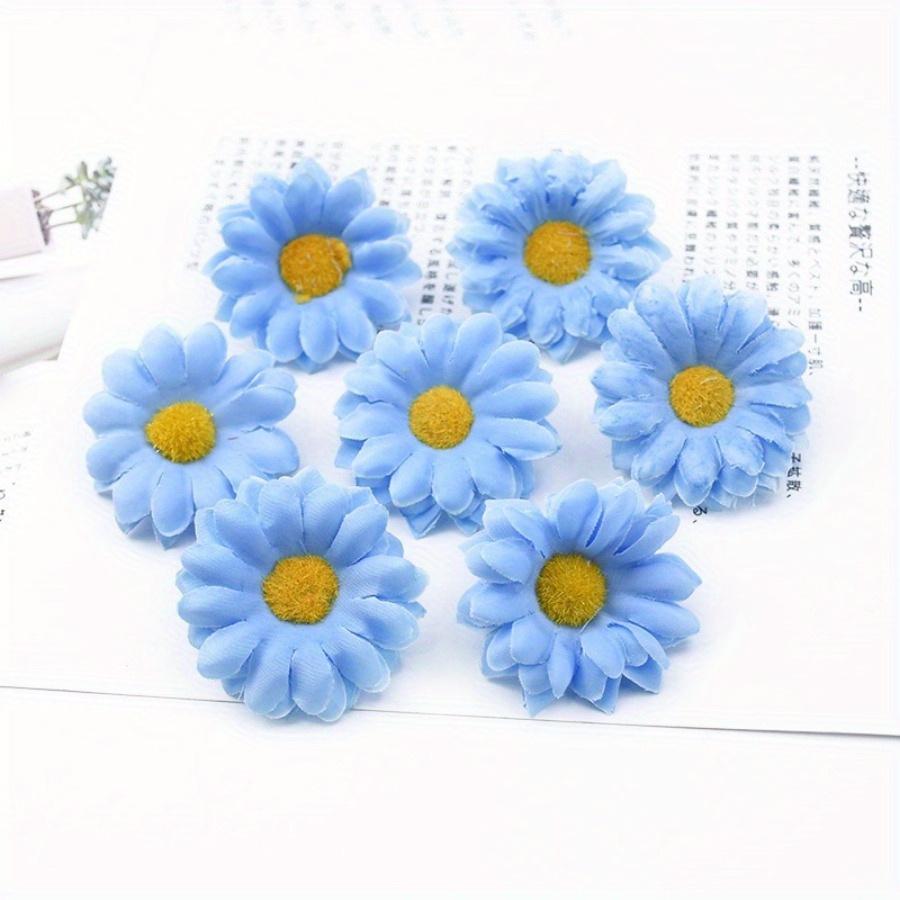 30шт DIY ручной работы Подсолнечник Дейзи Моделирование Шелковый Подсолнечник Поддельные Цветочные Гирлянды Материал