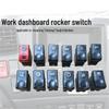 Dongfeng Tianlong Workbench: Drip Water Mist Lamp Alarm PTO Shift Lever Panel Switch