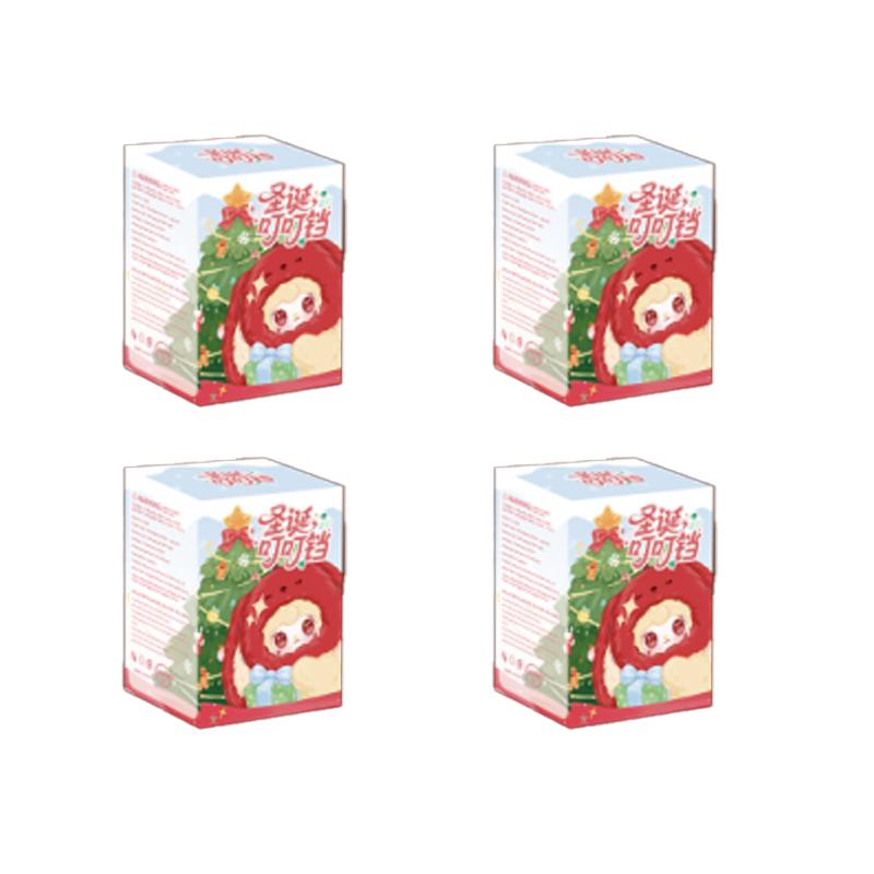 Yooki Christmas Jingle Bells Vinyl Plush Blind Box Trendy Toys Cute Doll Backpack Pendant Decoration Mystery Box surprise Gifts