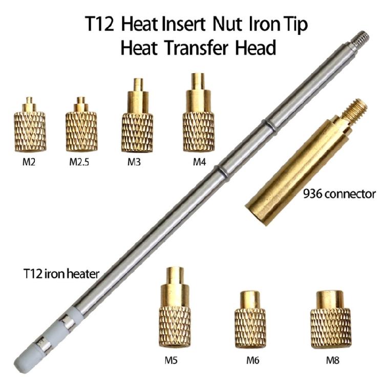 Adjustable Temperature Efficient Heat Insertion Nut Soldering Tip For Various Materials And 3D Printing Needs Accessory